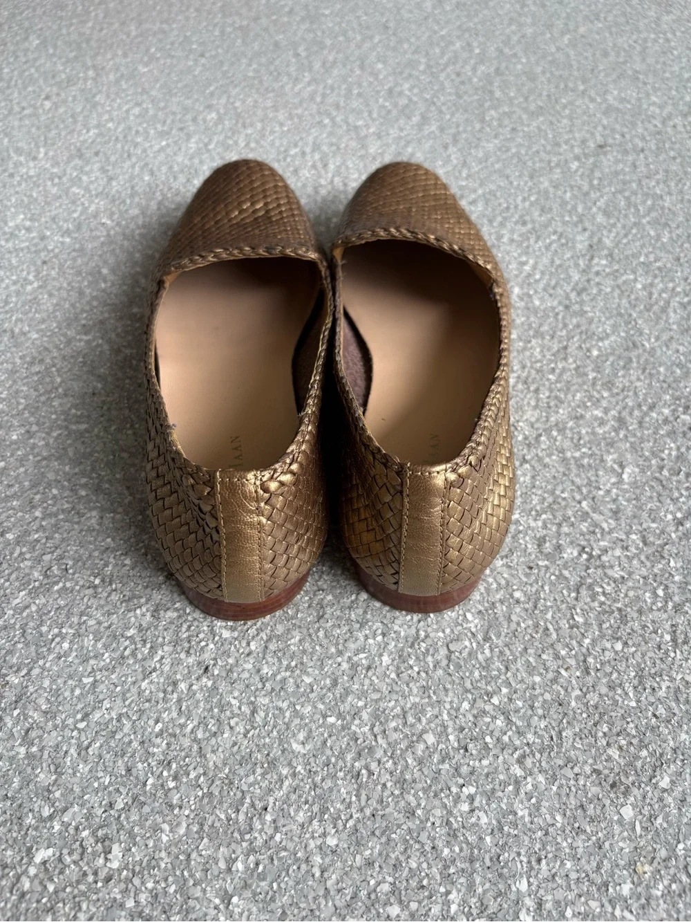 Cole HaanWoven Metallic Slip-On Loafers size 9.5